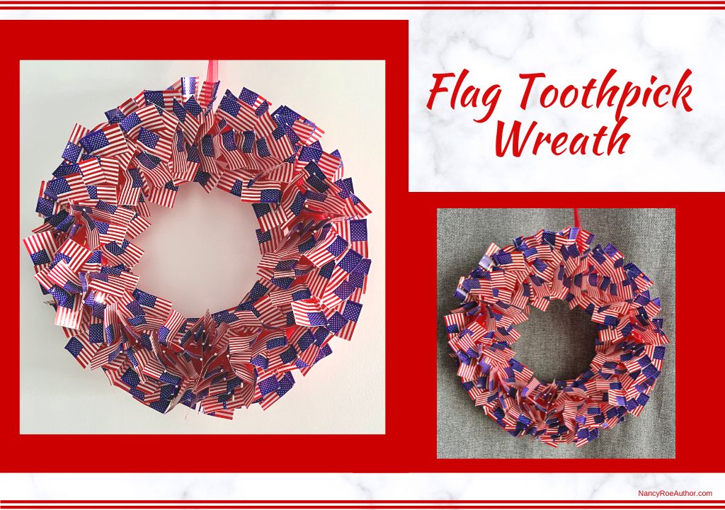Flag Toothpick Wreath